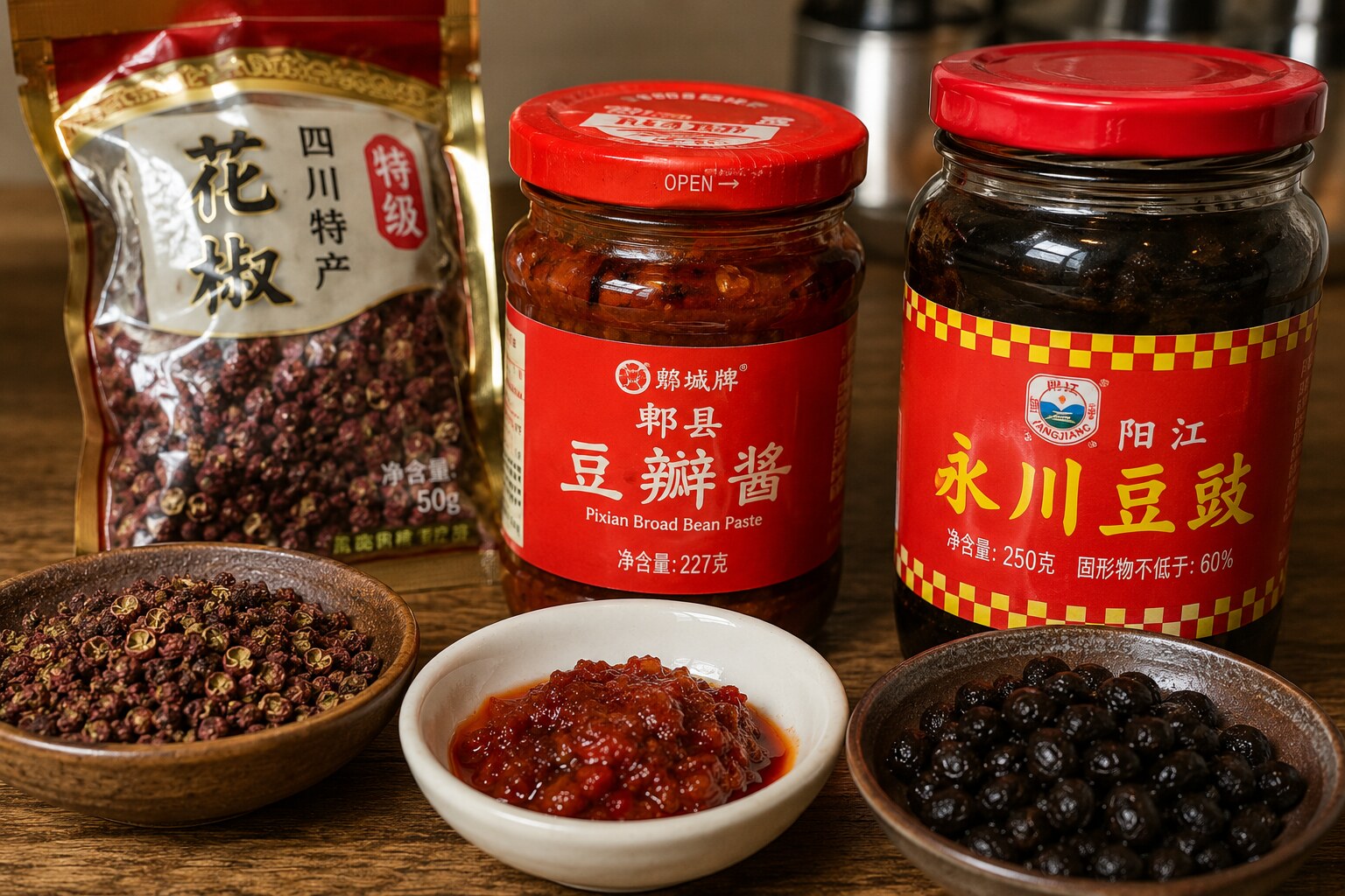 味の決め手は、本場の調味料
